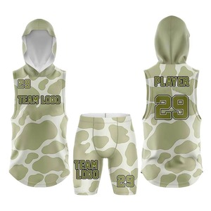 Maillots de football américain à capuche personnalisés 7V7 pour adultes, unisexe, respirants, en polyester de haute qualité, uniforme de flag football grande taille, short 2026 - Product Image 5