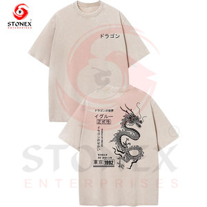Camiseta de Algodón Extra Grande con Lavado Ácido Estilo Vintage Personalizada, Artículo Superventas y Material Premium 2026 - Product Image 2