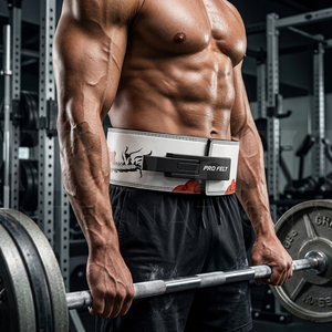 2026 New Latest Custom Design Body Building Fitness Accessory Equipment Lever Buckle <b>Belt</b> Customized Logo Leather <b>Belt</b> Men's - Product Image 3