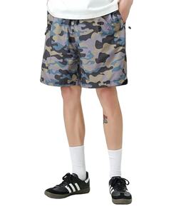 กางเกงขาสั้นลายพรางสำหรับผู้ชายกางเกงแนวสตรีทเอวยางยืดลำลองฤดูร้อนผ้าโพลีเอสเตอร์ระบายอากาศได้ดีแห้งเร็วสำหรับกลางแจ้ง100% - Product Image 4