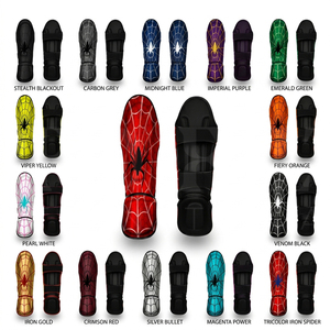Protège-tibias professionnels pour entraînement MMA, sparring, Muay Thai, unisexe, pour le kickboxing, protection des jambes, confortables pour la lutte - Product Image 1