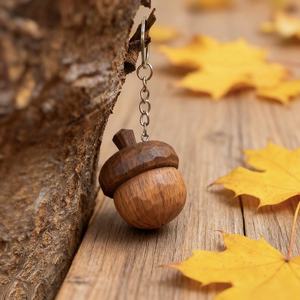 พวงกุญแจไม้สไตล์เรียบง่าย ทนทาน เหมาะสำหรับเป็นของขวัญและของแจก - Product Image 6