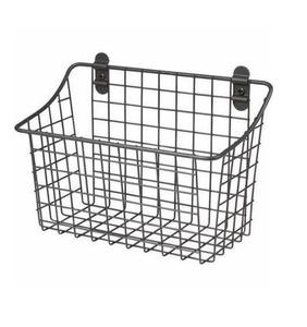 Durable Iron Material High Quality Black Metal Wire Fruit <b>Basket</b> Kitchen Decorative Design Economically Priced <b>Storage</b> <b>Baskets</b> - Product Image 2