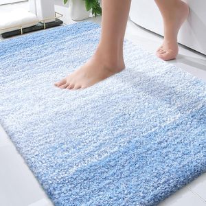 Alfombra de Baño de Microfibra de 17"x24" Súper Absorbente Antideslizante, Alfombra de Baño Gruesa y Afelpada, Lavable, para Hotel - Product Image 1