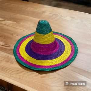 New Style High Quality Party <b>Funny</b> Straw Mexican Santa <b>Hat</b> Color Mexican Mexico Sombrero <b>Hat</b> Sombrero <b>Hat</b> - Product Image 3
