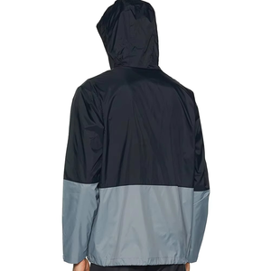 Chaqueta Cortavientos de Dos Tonos para Hombre, con Capucha, Ligera, Resistente al Agua, para Senderismo, Pesca, Casual, con Cierre, Personalizable OEM - Product Image 2