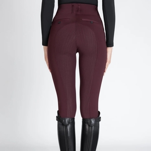 High Quality 4-way Stretch Horse Riding Breeches <b>Leggings</b> Tights <b>Equestrian</b> Wear Pants on Technical Fabric with Soft Feel - Product Image 4