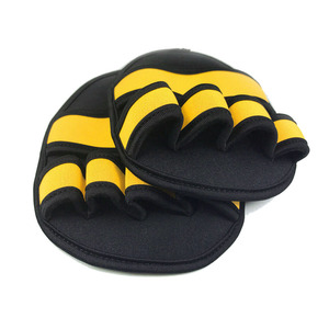Breathable Natural Rubber & PVC Grip Pads for Heavy Duty Weightlifting Hand Protection and Body Building - Product Image 1