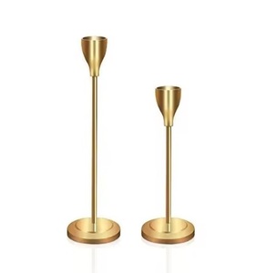 Support de bougie en aluminium doré, grand chandelier sur pied pour décoration de mariage, vente chaude - Product Image 6