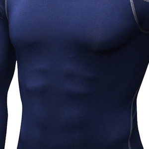 Top Selling <b>Men</b> Slim Fit <b>Compression</b> <b>Shirt</b> <b>for</b> Fitness Gym Workout Eco-Friendly Quick Dry Breathable Spandex/Nylon - Product Image 3