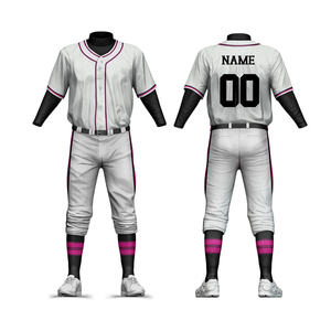 Uniforme de béisbol para equipos juveniles, adultos, escuelas y ligas. Uniforme de béisbol sublimado personalizado para entrenamiento. - Product Image 1