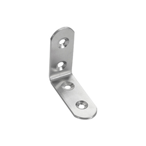 Support d'angle en acier inoxydable à 90 degrés, connecteur de renforcement en métal pour meubles, chaises et tabourets - Product Image 3