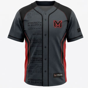 Camiseta de béisbol con logo personalizado, ropa deportiva de moda urbana, uniforme de equipo sublimado, uniforme de béisbol MALUZA INDUSTRIES - Product Image 1