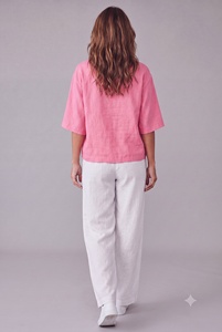 Débardeur en coton tendance, coupe ample, respirant, tissé uni, CAMIS, décontracté, été, cadeau pour elle, prix d'usine - Product Image 3