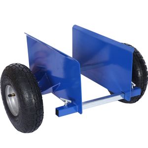 Carretilla para paneles azul de 600 lb con ruedas de 10 pulgadas Ruedas Neumáticas para Mover Objetos Pesados - Product Image 4