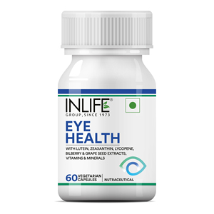 Cápsulas para la Salud Ocular con Luteína, Zeaxantina, Arándano, Semilla de Uva, Licopeno, Zinc, Selenio, Vitaminas A, C, E, 60 Cápsulas Vegetarianas - Product Image 1