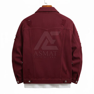 Chaqueta de Mezclilla para Hombre de Manga Larga, Nueva Llegada, Fabricación en Fábrica, Chaqueta de Mezclilla para Hombre Personalizada al por Mayor - Product Image 6