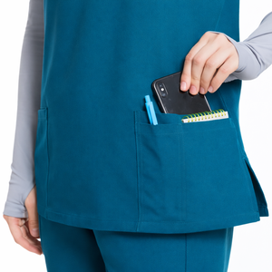 Uniformes de Enfermera para Hospital, Conjunto de Ropa de Trabajo para Laboratorio Médico, Profesional, Cómodo, Duradero, Tejido de Spandex/Poliéster - Product Image 5