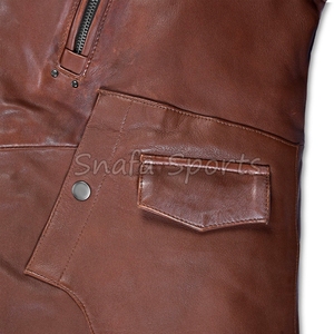 Leather Jacket Trendy Winter Wear Premium Quality Stylish Jacket for Modern Men Durable Genuine Leather Jackets - Product Image 3