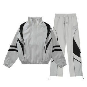 Conjuntos Deportivos Cortavientos de Invierno, 100% Algodón Transpirable, Tallas Grandes, Dos Piezas, para Hombre y Mujer, Cómodos e Informales - Product Image 3