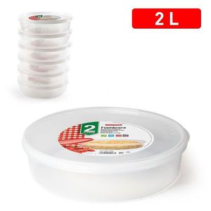 Contenitore Rotondo per Alimenti da 2L (Fiambrera) per un'Organizzazione Efficace - Product Image 3