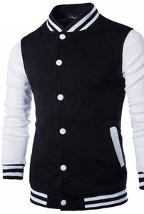 Classic Men's Varsity <b>Jacket</b>-Canvas Fabric <b>Waterproof</b> & Windproof Lightweight for College & Casual Wear - Product Image 6