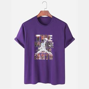 T-shirt à manches courtes pour homme, col roulé, coupe classique, léger, en coton 100% écologique, imprimé sur mesure - Product Image 6