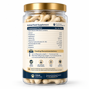 Natural Calcium Milk <b>Bone</b> Dog Treats for Strong <b>Bones</b> & Joints High Calcium Dental Chews for All Breeds OEM ODM Private Label - Product Image 2