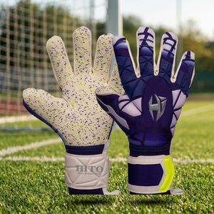 Fournisseur direct de l'usine Logo personnalisé Gants de gardien de but de meilleure qualité Protection supplémentaire des doigts Gants de gardien de but d'entraînement - Product Image 2