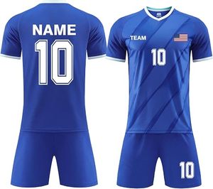 ชุดเสื้อวอลเลย์บอลทีมบลูพิมพ์ลายแบบซับลิเมชั่น ระบายเหงื่อได้ดี แขนสั้น สำหรับผู้ใหญ่ ใส่ได้ทั้งชายและหญิง ทรงสปอร์ต เหมาะกับทุกฤดูกาล - Product Image 1