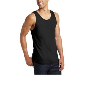 Prix de gros gilet personnalisé serré côtelé Stringer hommes grande taille maillot de corps solide sport Fitness petite épaule hommes débardeurs - Product Image 1