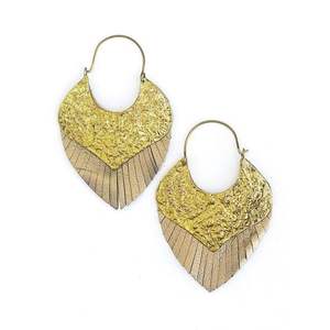 Bijoux de mode en cuivre et laiton de qualité supérieure, modèle 16, élégant, design exclusif tendance, durable, écologique, pour les fêtes - Product Image 3