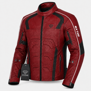 High Quality Custom Unisex Waterproof Windproof Breathable Leather Motorcycle <b>Racing</b> <b>Jacket</b> Customizable Color Logo for Winter - Product Image 1