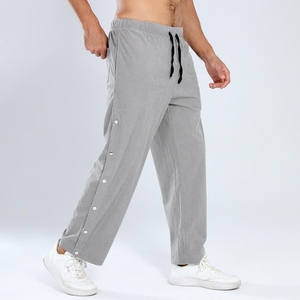 <b>Straight</b> <b>Leg</b> Joggers Elastic Waist Lightweight Breathable Spandex/Cotton Training Sweatpants Baggy <b>Track</b> <b>Pants</b> Men Autumn - Product Image 6