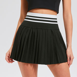 Jupe-short de sport personnalisée pour femme avec poches, short intégré, course à pied, tennis, fabricant OEM, jupe-short athlétique à séchage rapide - Product Image 4