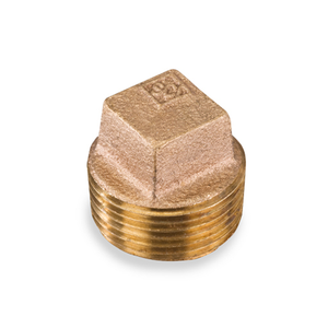 Tapón de tubo cuadrado de latón con rosca NPT macho para aplicaciones de instalación de tuberías industriales - Product Image 4
