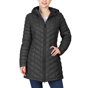 OEM Service Factory Price Women's Long Puffer Jacket Custom Logo <b>Quilted</b> Breathable Comfortable High Quality Low MOQ - Product Image 1