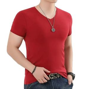 Camiseta Casual de Algodón Oversize para Hombre, Cuello Redondo, Manga Corta, Color Sólido, Antiencogimiento, 320g, Logotipo Frontal - Product Image 1