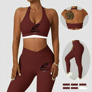 Leggings de Yoga de Cintura Alta de Último Diseño de Secado Rápido para Mujer, Diseño Sólido, Cierre Elástico en la Cintura, Servicio OME Personalizable - Product Image 4