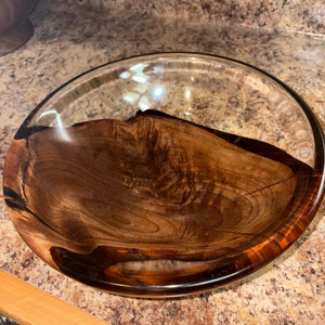 ชามเรซินอีพ็อกซี่ทำด้วยมือชามเรซินชามไม้เรซินอีพ็อกซี่ - Product Image 1