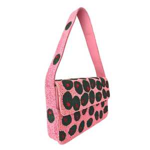Bolso de hombro con cuentas color rosa oliva |   Bolso de cóctel con lentejuelas hecho a mano, estilo Dirty Martini Y2K, regalo para ella |   Inspirado en Anthropologie F - Product Image 4