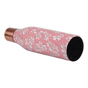 Autumn Floral Printed Copper Water Bottle Vintage Design Leakproof Reusable <b>Large</b> Capacity Eco-Friendly Ayurvedic Drinkware Gift - Product Image 5