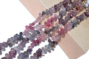 Vente en gros de pierres précieuses naturelles à facettes multiples en spinelle Briolette de perles à facettes multiples en spinelle pour la fabrication de bijoux - Product Image 6