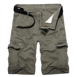 Summer Men Cotton Cargo Shorts Multi-pocket Casual Outwear Breathable Men's Cargo Shorts with Custom logo Color and size - Product Image 1