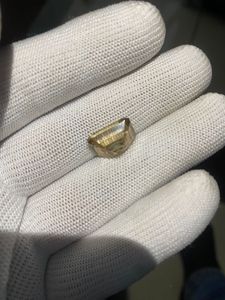 มอยส์ซาไนต์ที่เพาะเลี้ยงในห้องปฏิบัติการ – 11.90 กะรัต รูปทรงวงรี สีเหลืองอ่อน พลอยเม็ดเดี่ยวสำหรับทำเครื่องประดับ - Product Image 5