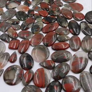 Vente en gros de cabochons d'agate rouge naturelle, taille ovale, polis, certifiés par un tiers, avec effet de couleur, pour la fabrication de bijoux - Product Image 1