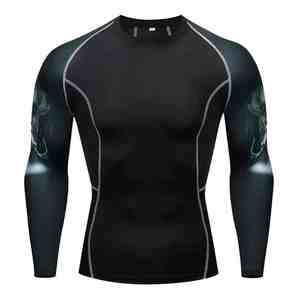 Camisetas de Compresión Sublimadas Personalizadas de Alta Calidad para MMA, Camiseta de Compresión para Hombre al por Mayor - Product Image 2