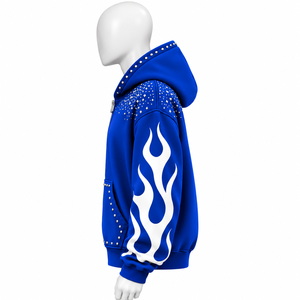 Sudadera con Capucha para Hombre, Talla Grande, Personalizada, de Alta Calidad, con Bordado 3D y Estampado, 100% Algodón, Estilo Urbano, 2026 - Product Image 3