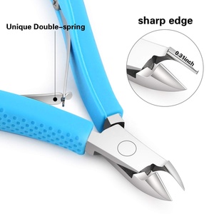 Nouvelles coupe-ongles en acier inoxydable, grande taille, à pointe biseautée unique, ouverture large, professionnelles, durables, spéciales pour les rainures des ongles - Product Image 3