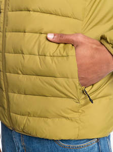 jacket for men Men's Detachable Hooded <b>Padded</b> Winter <b>Coat</b> Beanie Customizable Logo <b>Waterproof</b> Shiny Puffer Jacket Eco-Friendly - Product Image 5